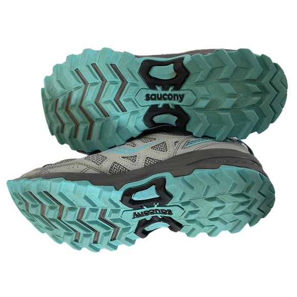 Saucony Excursion TR11 Running Shoe Gray Blue Turquoise S10392-13 Women’s Sz 10 - Picture 8 of 8